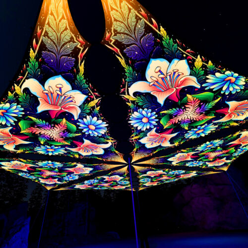 Wings of Harmony Drop - 6 Triangles Set - Lilies - 3D Render Preview