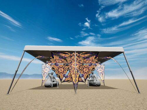 Abracadabra - AB-TR01 - Music Festival Camp Set - Advanced - 3D render - Daylight
